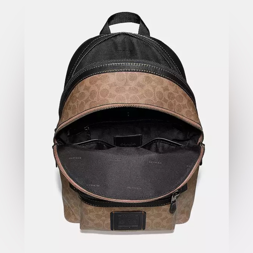 Coach Academy Backpack In Signature Canvas - Picture 10 of 13